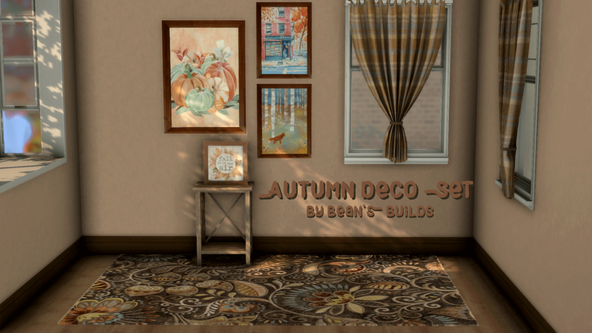 Sims 4 autumn set