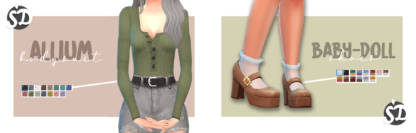 Sims 4 BABYDOLL SHOES