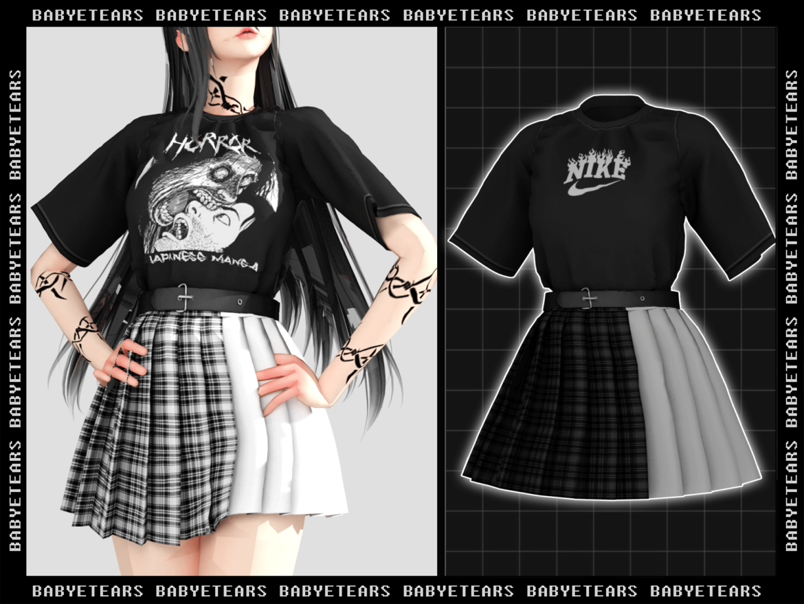 Sims 4 babyetears simply and cute outfit