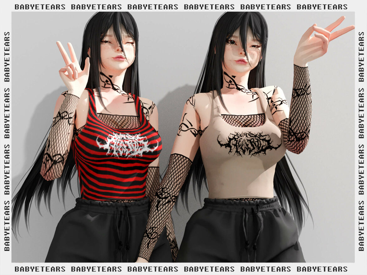 Sims 4 babyetears tears wh0r3