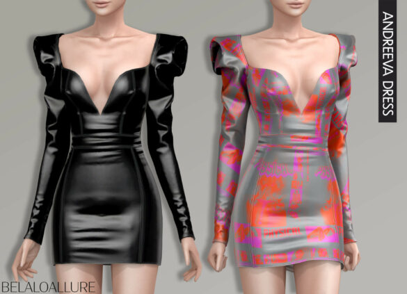 Sims 4 belaloallure cc dress