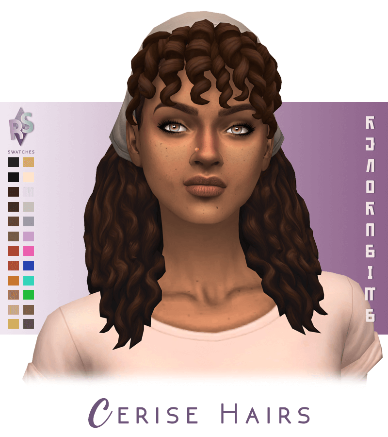 Sims 4 bgc cerise hairs - The Sims Game
