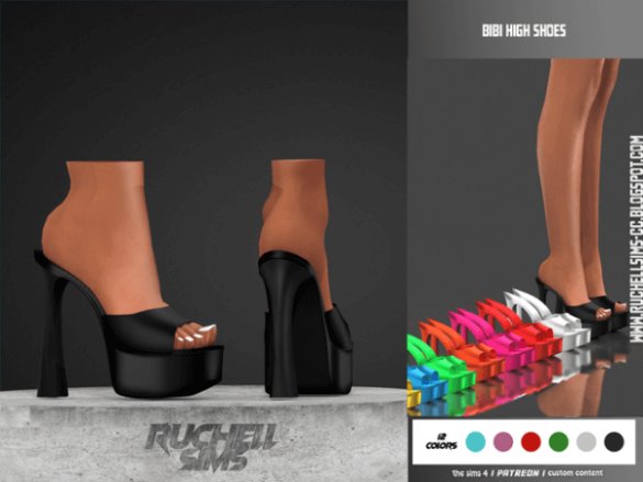 Sims 4 Bibi High Shoes