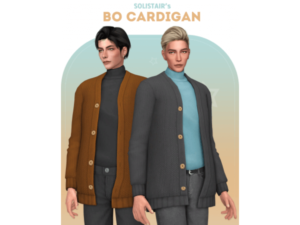 Sims 4 Bo Cardigan by Solistair