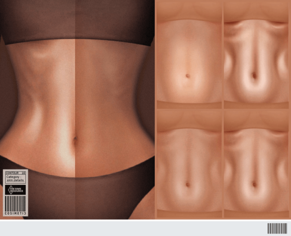 Sims 4 body contour for female n16