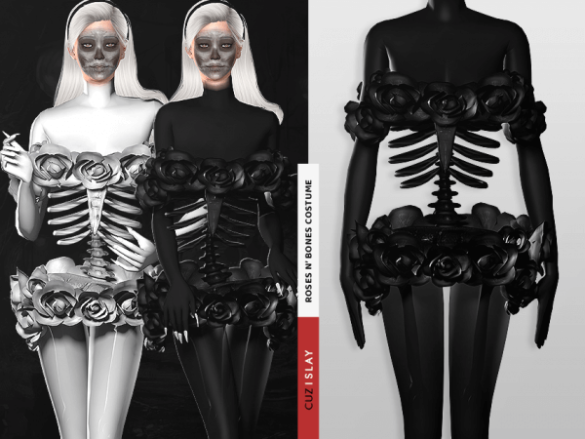 Sims 4 Bones n' Roses Costume – The Sims 4