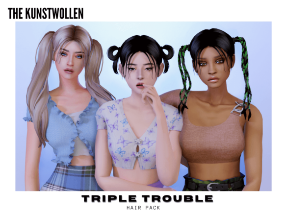 Sims 4 braided hair