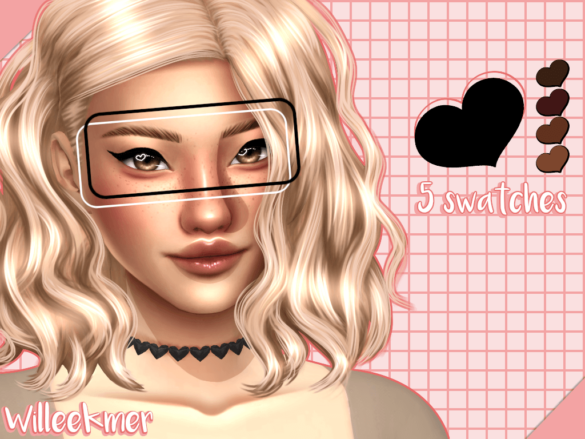 Sims 4 brown delight eyeliner