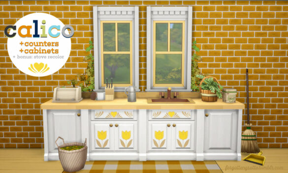 Sims 4 calico counters and cabinets bonus bronze