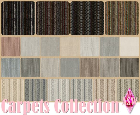 Sims 4 Carpet Collection at Annett