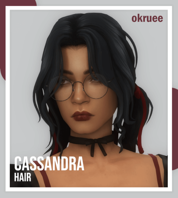 Sims 4 cassandra hair