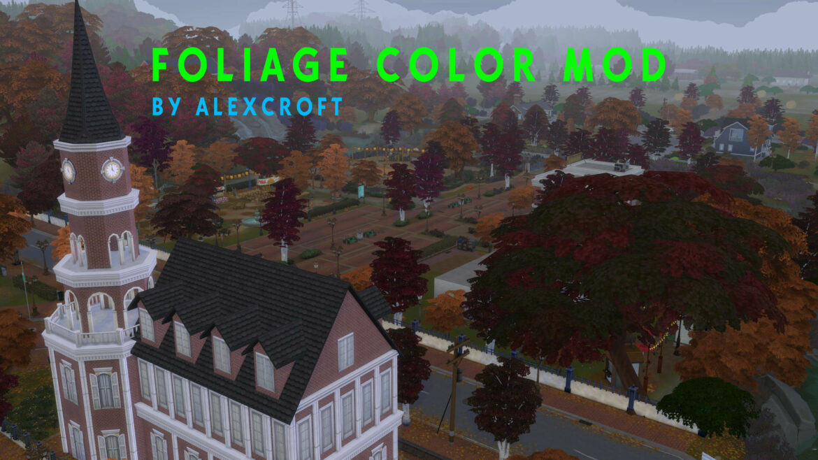 Sims 4 Change Foliage Color Mod