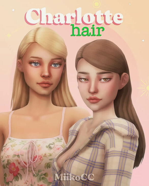 Sims 4 charlotte hair - The Sims Game