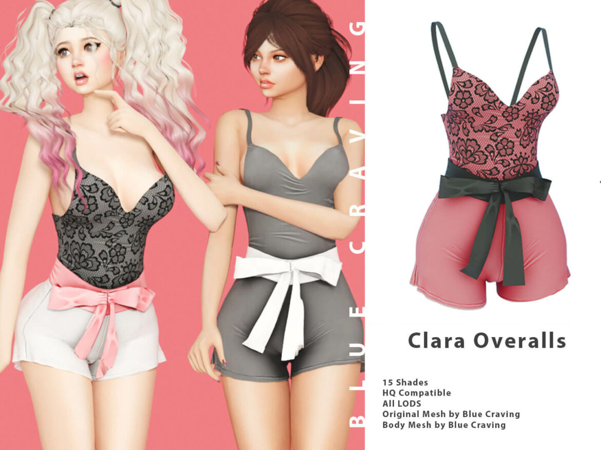 sims 4 clara overalls
