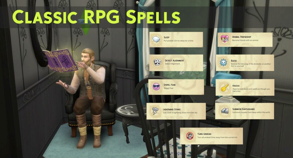 Sims 4 Classic RPG Spells