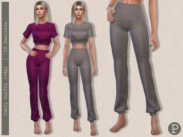 Sims 4 Comfy Pants II by Pipco
