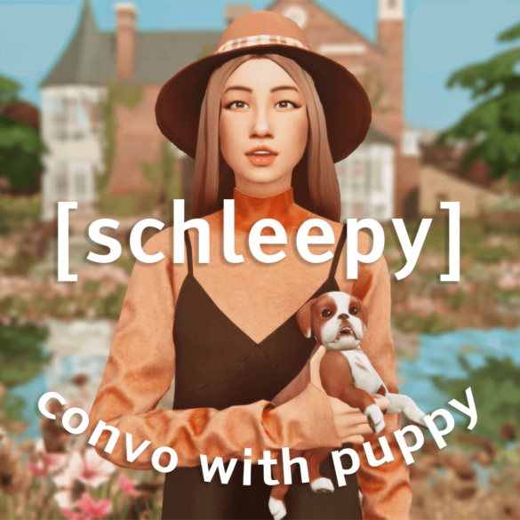 Sims 4 Convo With Puppy poses