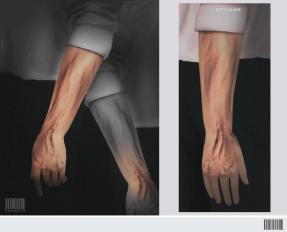 cosimetic details n5 for male 10 color tones for