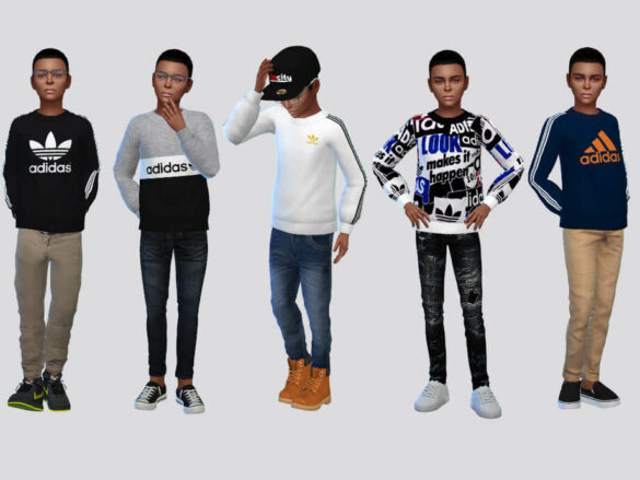 Sims 4 Crews Shirt Boys