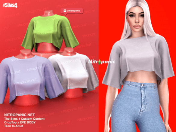 Sims 4 Crop Top