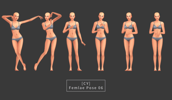 Sims 4 cyfemale pose 06