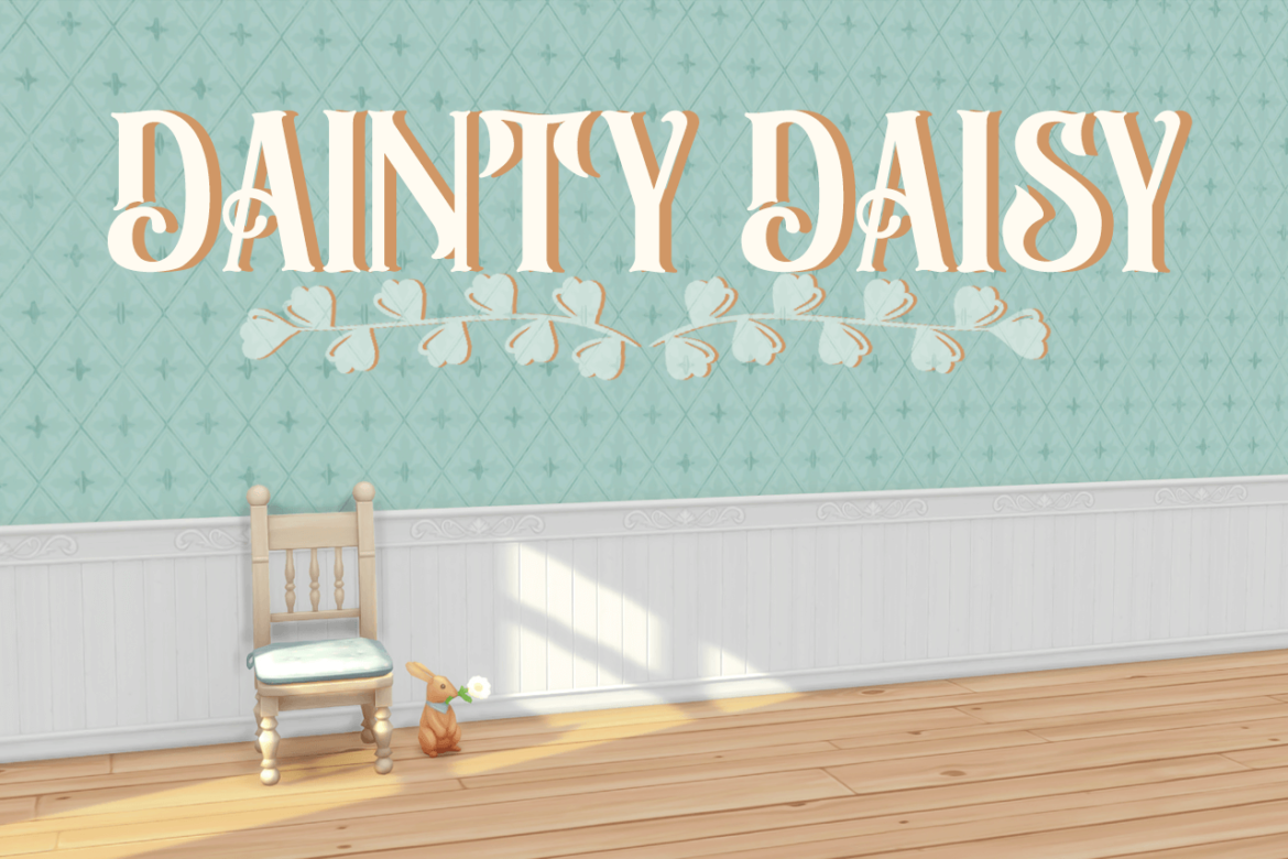 Sims Dainty Daisy A Wallpaper Set The Sims Game