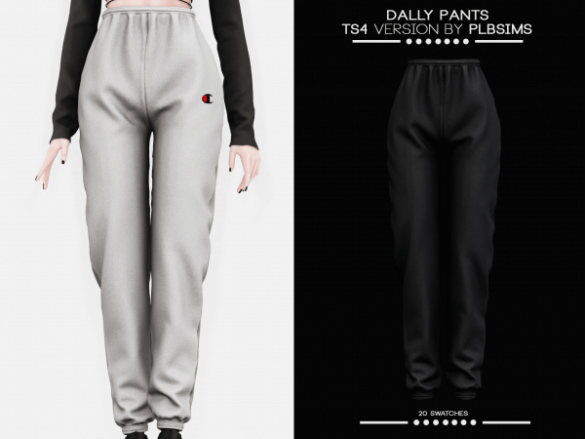 Sims 4 Dally Pants + Logos