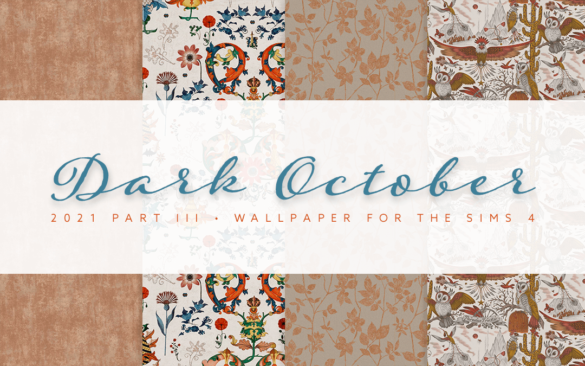 Sims 4 dark october wallpaper