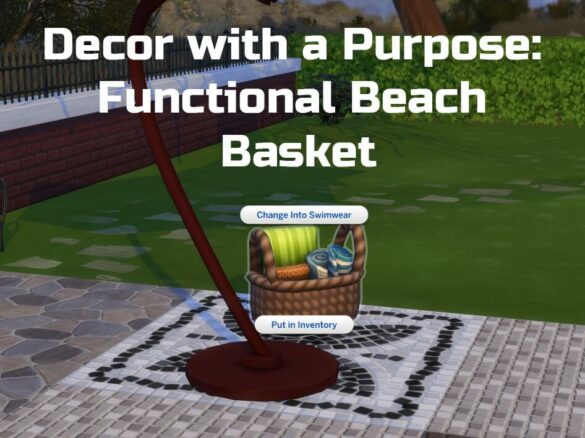 Decor with a Purpose Beach Basket by Ilex