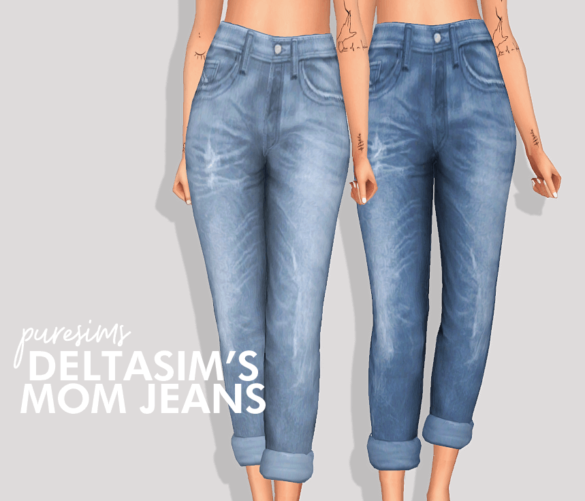 Sims 4 deltasims mom jeans