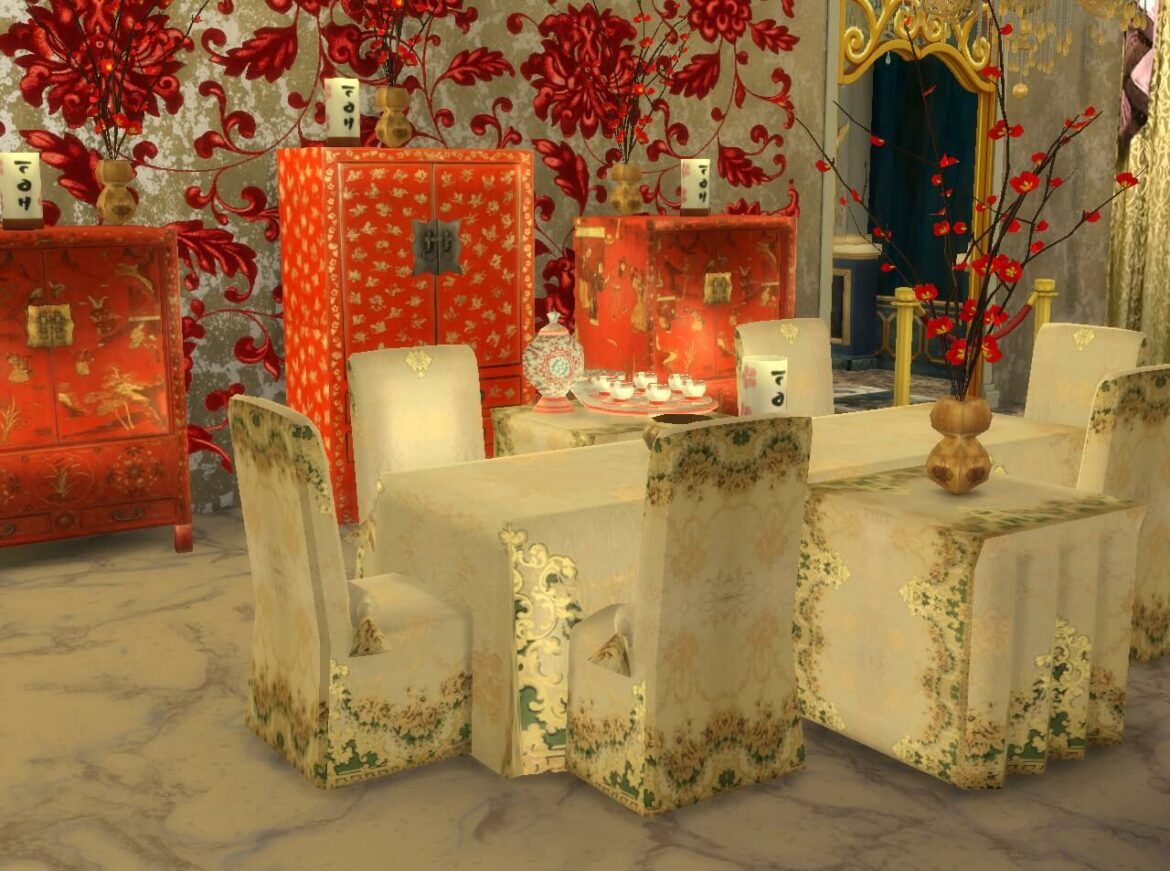 Sims 4 Dining Room Set by Anna Quinn Stories