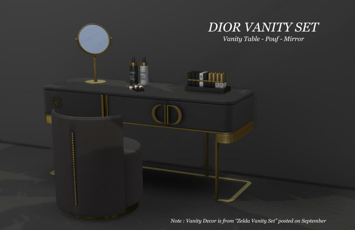 Sims 4 Dior Vanity Set
