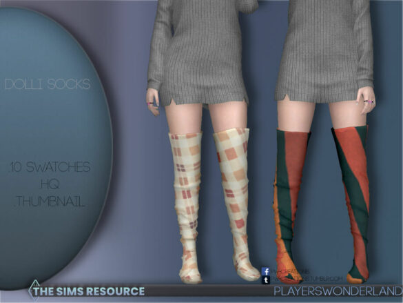 Sims 4 Dolli Socks