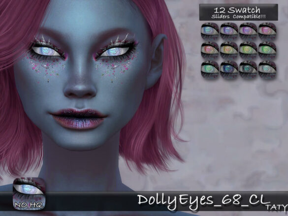 Sims 4 DollyEyes 68 by tatygagg at TSR