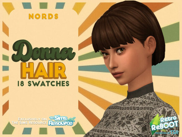 Sims 4 Donna Hair by Nords
