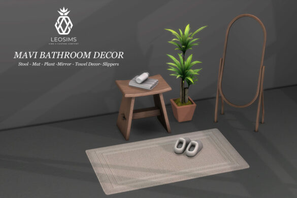 Sims 4 mavi bathroom set