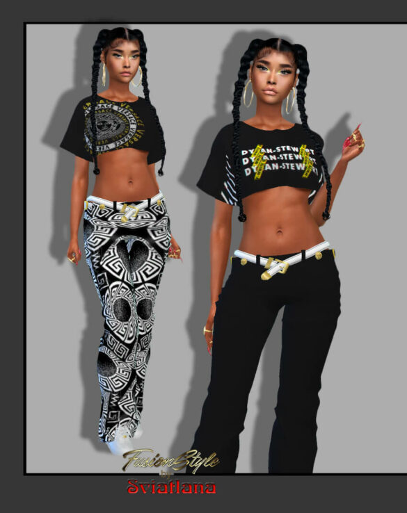 Sims 4 Pants & short T-shirt sviatlana