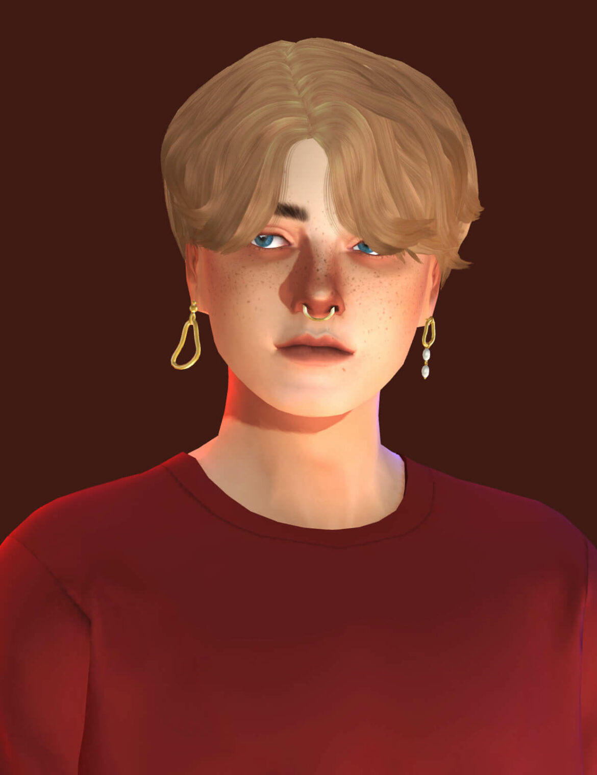 Sims 4 earrings 1