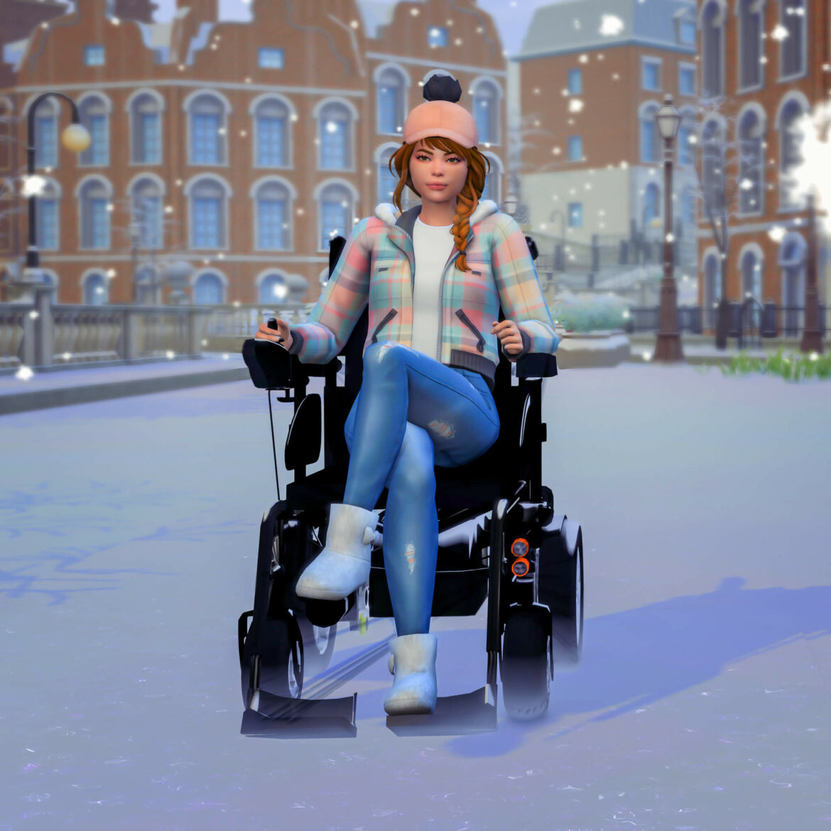 Sims 4 electric wheelchair pose pack set of electric
