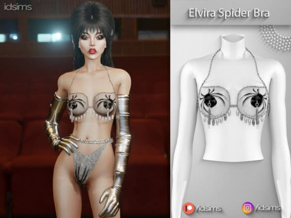 Sims 4 Elvira Chain Bra