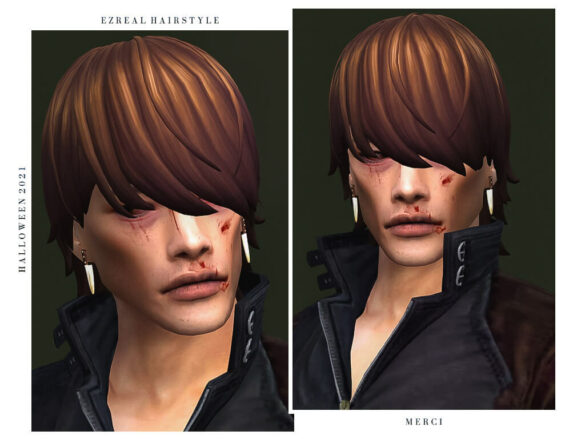 Sims 4 EZREAL HAIRSTYLE