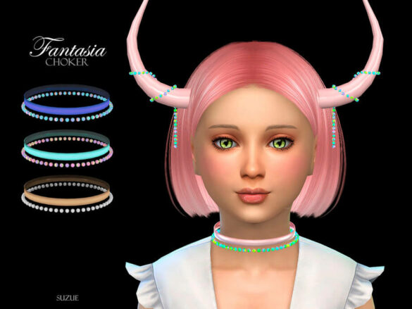 Sims 4 Fantasia Choker Child