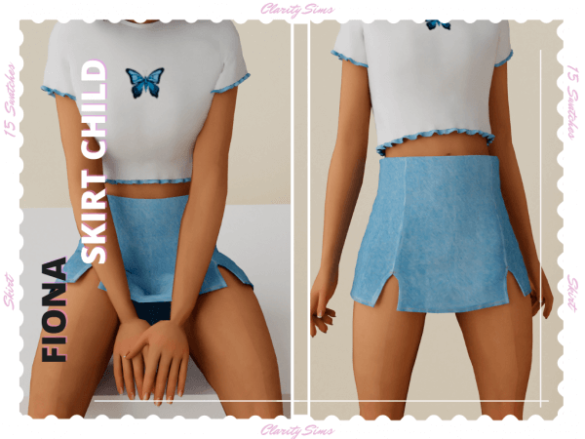 Sims 4 Fiona – Skirt Child