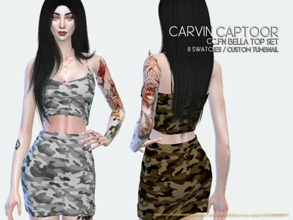 Sims 4 FN Bella Top Set