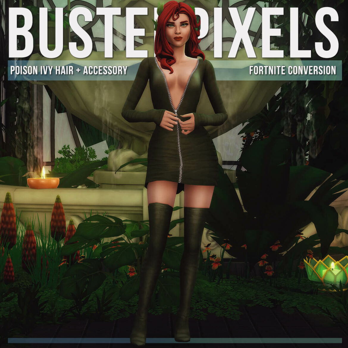 fortnite poison ivy hair conversionedit base game