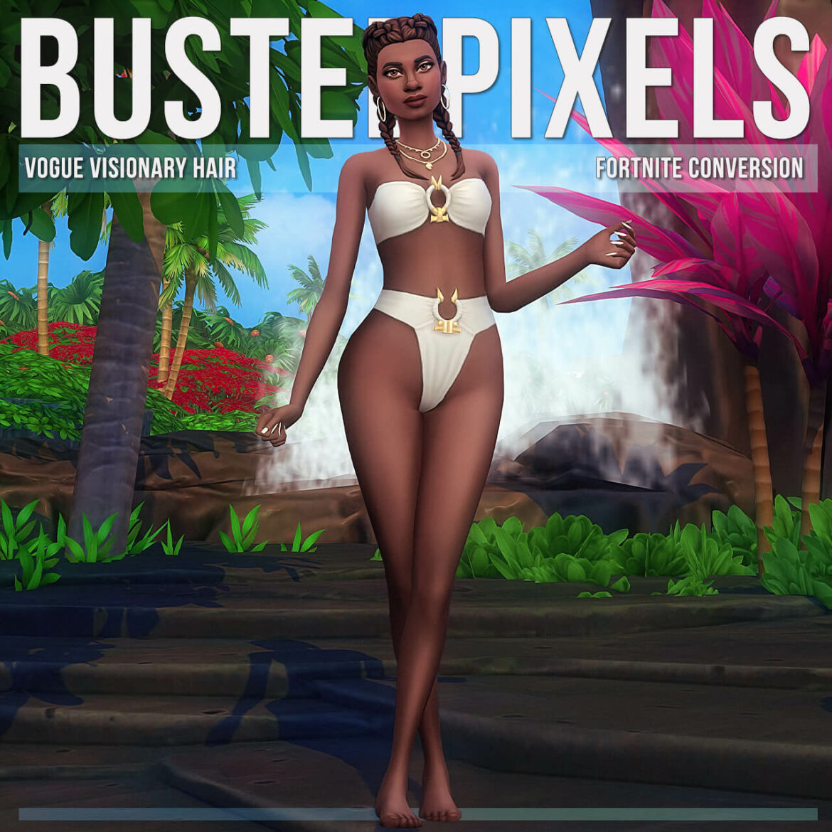 fortnite vogue visionary hair conversionedit base