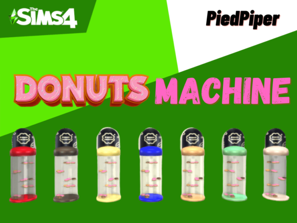 Sims 4 Functional Donuts Machine