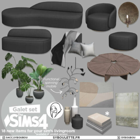 Sims 4 Galet set