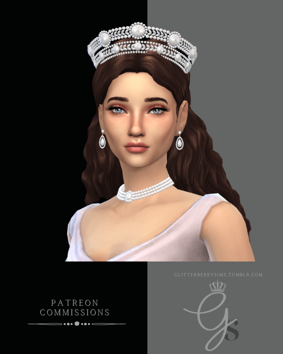Sims 4 gorgeous pearl tiara