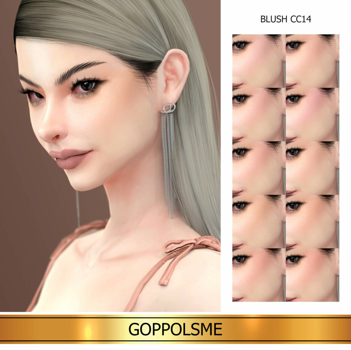Sims 4 gpme gold blush cc14